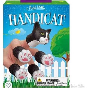cat hand puppet!